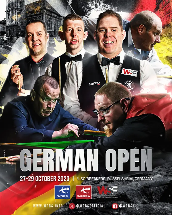 Poster der WDBS German Open 2023